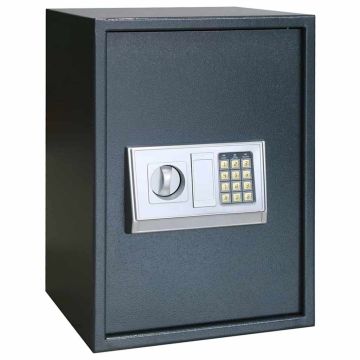 Cassetta di sicurezza digitale Grigio scuro 35 x 31 x 50 cm
