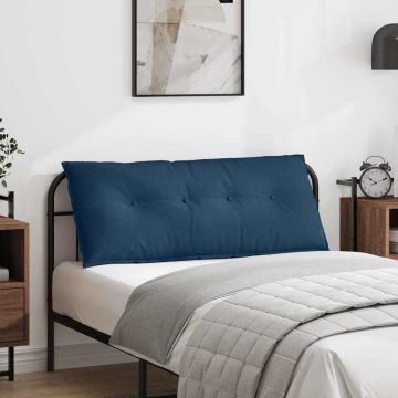 Cuscino per Schiena Blu 120 x 19 x 50 cm Tessuto