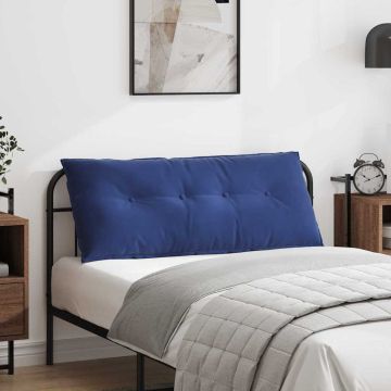 Cuscino per Schiena Blu Polizia 120 x 50 cm Tessuto in Cords