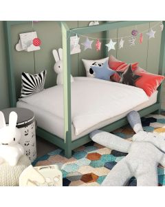 Set Piumone per Bambini 3 pz Bianco 100x135 cm/40x60 cm