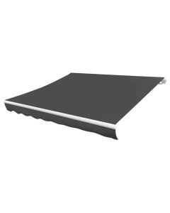 Tessuto di Ricambio per Tenda da Sole Grigio 500x300 cm Poliestere