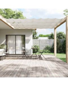 Paravento Verticale Bianco 180x1200 cm Tessuto Oxford