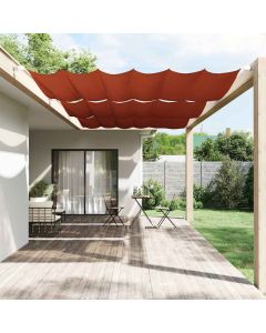 Paravento Verticale Terracotta 200x270 cm in Tessuto Oxford