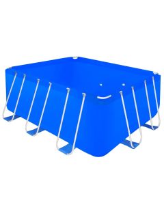 Piscina con Pompa in Acciaio 400 x 207 x 122 cm