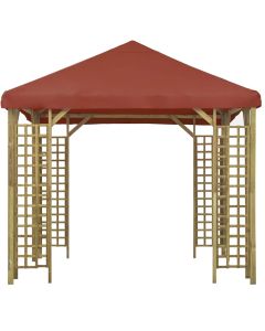 Gazebo 3x3 m Terracotta