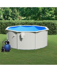 Piscina con Pompa Filtro a Sabbia 300x120 cm