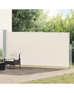 Tenda Laterale Retrattile per Patio 600x170 cm Crema