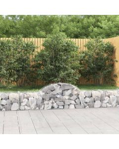 Cesti Gabbioni ad Arco 40 pz 200x30x40/60 cm Ferro Zincato