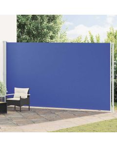 Tenda Laterale Retrattile per Patio 220x600 cm Blu