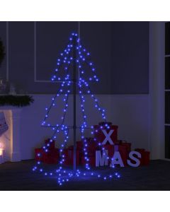 Albero di Natale a Cono 160 LED per Interni Esterni 78x120 cm