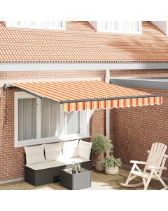Tenda retrattile Giallo e Arancione 300 x 250 cm