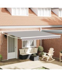 Tenda retrattile Grigio Chiaro 400 × 300 cm