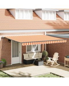 Tenda retrattile Giallo e Arancione 450 × 300 cm