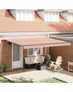 Tenda retrattile Multicolore 450 × 300 cm Tessuto e Alluminio