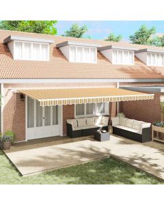 Tenda retrattile Multicolore 600 × 300 cm Poliestere