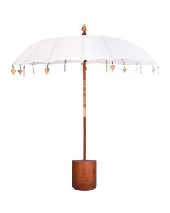 Ombrellone balinese con base Rotondo 220 x 220 x 295 cm
