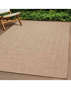 Tappeto ZIZUR 80x200 cm Aspetto Iuta per Interni ed Esterni