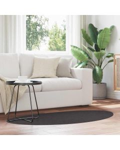 Tappeto HUARTE Antracite 80 x 150 cm Poliestere