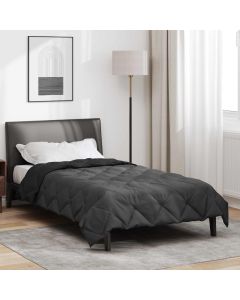 Piumone Completo Annuale Nero e antracite 155 x 200 cm