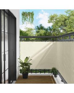 Schermo da balcone 110 x 1000 cm Tessuto Oxford Rettangolare