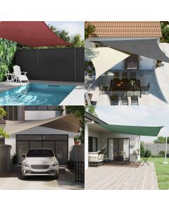 Vela da ombra solare 6 x 2 m Oxford rivestito in PU