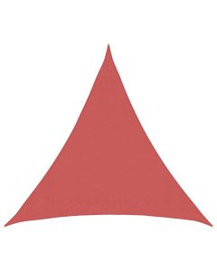 Telo Ombra 2 x 2 x 2 m HDPE Triangolare Terracotta