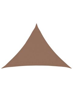 Telo Ombra Triangolare 7 x 5 x 5 m HDPE Tortora