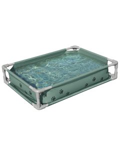 Bestway Piscina per giochi per animali domestici sopraelevata Verde