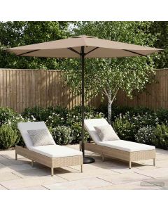 Ombrello da giardino Rettangolare 2,7 x 2,7 m Poliestere