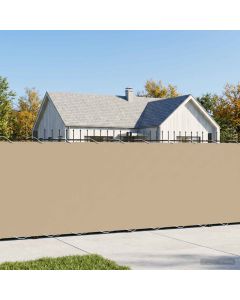 Schermo di Privacy per Balcone 180 x 1000 cm Polyester Beige