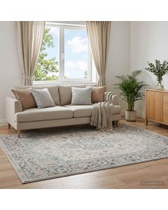 Tappeto ORIZ Crema 200 x 200 cm 100% Poliestere