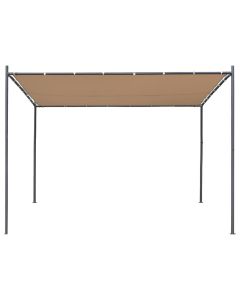 Gazebo con Tettuccio 3x3 m Beige