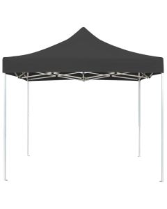 Gazebo Professionale Pieghevole in Alluminio 3x3 m Antracite