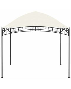 Gazebo da Giardino 3x3 m Crema 180 g/m²