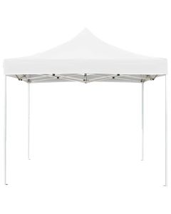 Gazebo Professionale Pieghevole Alluminio 2x2 m Bianco
