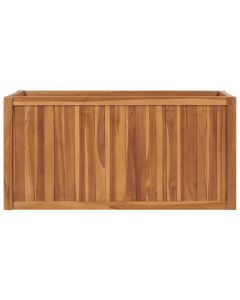 Letto Rialzato 100x50x50 cm in Legno Massello di Teak