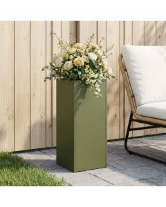 Vaso da giardino Verde Oliva 20 x 20 x 50 cm