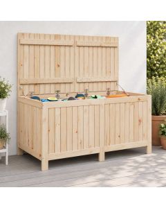 Scatola di Stoccaggio per Giardino 359 L Legno Massello di Pino