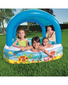 Bestway Piscina per Bambini con Tettoia 140x140x114 cm 52192