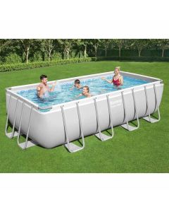 Bestway Power Steel Set Piscina Rettangolare 488x244x122 cm