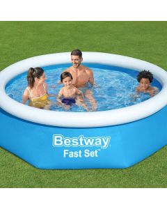 Bestway Piscina Gonfiabile Rotonda Fast Set 244x61 cm 57265