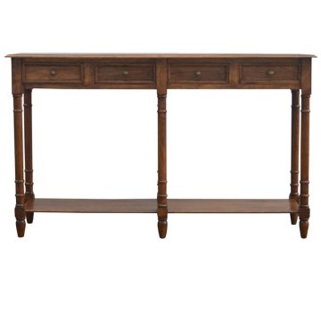4 Drawer Hallway Console Table