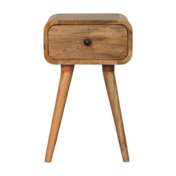 Avora Mini Oak-ish Nightstand with 1 drawer