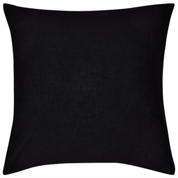 Fodere per Cuscini 4 pz in Cotone 80 x 80 cm