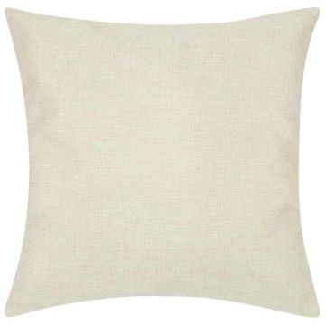 Federe per Cuscini 4 pz in Simil Lino 50 x 50 cm