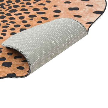 Tappeto Sagomato 150x220 cm Stampa a Ghepardo