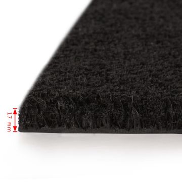 Zerbino in Fibra di Cocco 17 mm 100x200 cm Nero