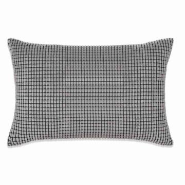 Set di Cuscini 2 pz in Velour 40x60 cm Grigio