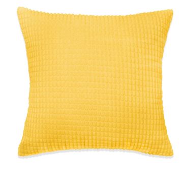 Set di Cuscini 2 pz in Velour 60x60 cm Giallo