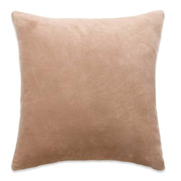 Set di Cuscini 2 pz in Tessuto 60x60 cm Beige
